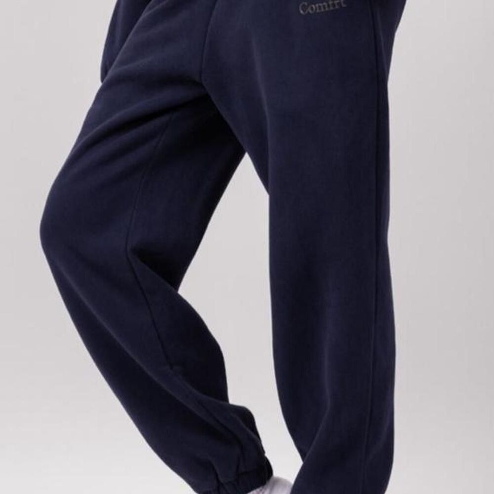 Comfrt Women's Blue and Grey Joggers-tracksuits